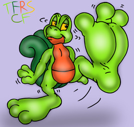 3_toes anthro bedroom_eyes belly big_tail biped black_eyes close-up feet foot_focus glance glistening glistening_feet green_sclera grin grinning_at_viewer half-closed_eyes humanoid_feet humanoid_heel lines_drawn looking_at_viewer male multicolored_body multicolored_scales narrowed_eyes nude on_one_leg orange_belly orange_body orange_scales pecs plantigrade pose presenting purple_background raised_foot scales seductive shadow simple_background smile smiling_at_viewer smirk smirking_at_viewer soles solo standing tail teasing teasing_viewer teasing_with_feet toe_wiggle toes two_tone_body two_tone_scales wrinkled_feet wrinkles yellow_sclera fruitgems kratts'_creatures nintendo pbs pokemon ttark generation_3_pokemon pokemon_(species) treecko 2025 colored digital_drawing_(artwork) digital_media_(artwork) hi_res pinup shaded signature