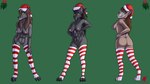 abs anthro athletic athletic_female butt christmas_clothing christmas_headwear clothing female group hat headgear headwear holidays legwear legwear_only looking_at_viewer looking_back mostly_nude nipples nude pose santa_hat scar smile stockings stockings_only trio harkrun blizzard_entertainment christmas warcraft amo_(amocin) jetnara_(amocin) kinar_(amocin) canid mammal werecanid werecreature worgen 16:9 hi_res widescreen