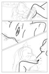 aker-axolotl anthro chuck_(aker-axolotl) comic cunnilingus darren_(aker-axolotl) dialogue english_text equid equine facial_piercing facial_scar female fish genitals group hi_res horse humanoid lagomorph leporid licking male male/female male/male mammal marine monochrome nose_piercing oral piercing pussy rabbit scar sex shark text tongue trio vaginal zoe_(aker-axolotl)