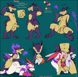 ambiguous_gender anal anal_penetration anthro ball_fondling balls biped collar cuff_bracelet duo fellatio flexing fondling fondling_penis foreskin from_behind_position genitals group hand_on_head humanoid_genitalia humanoid_penis hypnosis hypnotic_eyes leash leash_pull leashed_collar licking male male/ambiguous male_anthro mind_control oral penetration penile penile_penetration penis penis_lick sex silhouette solo spread_legs spreading tongue trio asbel_lhant conditional_dnp nintendo pokemon fan_character generation_2_pokemon generation_3_pokemon generation_8_pokemon hisuian_form hisuian_typhlosion hybrid_pokemon pokemon_(species) quilava raboot regional_form_(pokemon) zangoose 2026 absurd_res digital_drawing_(artwork) digital_media_(artwork) hi_res model_sheet
