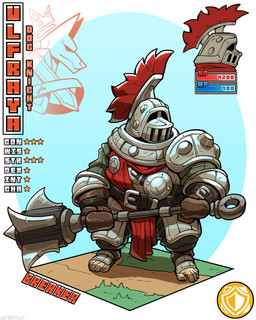 5_fingers 5_toes ambiguous_gender anthro armor belt belt_pouch black_nails boots bottomwear cape clothed clothing colored_nails cuirass faulds feet fingers flanged_mace footwear fur gloves greaves handwear headgear helmet holding_object holding_weapon humanoid_feet knee_pads mace melee_weapon nails orange_eyes pants pauldron plantigrade plate_armor pouch_(clothing) shoes solo standing tail tan_body tan_fur toeless_boots toeless_footwear toes vambrace weapon ceehaz dog_knight_rpg canid canine canis domestic_dog mammal 2026 4:5 absurd_res hi_res