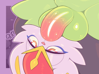 ambiguous_gender anthro anthro_on_anthro anthro_penetrated anthro_penetrating anthro_penetrating_anthro balls blush body_blush duo femboy fur genitals green_body green_fur looking_pleasured male male/ambiguous male_penetrating oral oral_penetration penetration penis penis_blush sex solo_focus white_body white_fur frumples nintendo pokemon cinderace felid feline generation_8_pokemon generation_9_pokemon lagomorph mammal meowscarada pokemon_(species) 2022 digital_media_(artwork)