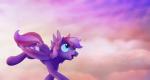 cloud feathered_wings feathers featureless_limbs feral flying looking_up male open_mouth quadruped sky skyscape smile solo wings petrock hasbro my_little_pony mythology fan_character ponder equid equine mammal mythological_creature mythological_equine pegasus hi_res