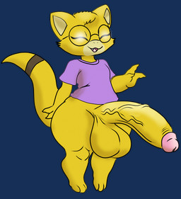 anthro balls big_balls big_butt big_penis bottomless bottomless_anthro bottomless_male butt clothed clothing eyes_closed eyewear fur genitals glans glasses huge_balls huge_penis humanoid_genitalia humanoid_penis hyper hyper_balls hyper_genitalia hyper_penis male open_mouth penis pink_glans pink_tongue round_glasses shirt simple_background solo t-shirt tongue topwear transparent_background vein veiny_penis wearing_glasses yellow_body yellow_fur yellow_penis chronocelebi nintendo pokemon abra generation_1_pokemon pokemon_(species) 2025 alpha_channel digital_drawing_(artwork) digital_media_(artwork) english_description hi_res