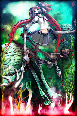 2_toes accessory asian_clothing belt bottomwear bow_ribbon brain claws clothing creepy east_asian_clothing exoskeleton feet female hair hair_accessory hair_bow hair_ribbon horror_(theme) japanese_clothing japanese_school_uniform joints long_hair looking_at_viewer midriff navel nightmare_fuel organs pleated_skirt red_eyes red_hair ribbons school_uniform seaweed serafuku skirt solo spikes spikes_(anatomy) toes twintails_(hairstyle) uniform deino_(artist) deino_(modeler) bacterial_contamination_(song) mathru calne_ca nato-kun animal_humanoid aquatic aquatic_humanoid arthropod arthropod_humanoid biomechanical crab_humanoid crustacean crustacean_humanoid humanoid isopod malacostracan 2024 3d_(artwork) autodesk_3ds_max_(artwork) digital_media_(artwork)