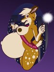 annoyed anthro areola banner belly bevarage big_belly black_nipples blonde_hair breasts brown_areola brown_body brown_nipples city city_background female hair holidays huge_belly humor navel nipples nude outie_navel pregnant pregnant_anthro pregnant_female solo sparkler speckled_body tan_belly tan_breasts white_body dansharkman happy_nude_deer new_year new_year_2024 ellen_hunter deer mammal 2023 3:4 colored digital_media_(artwork) flat_colors hi_res