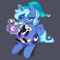 2014 blue_eyes blue_hair caprine cup cutie_mark ende equine female friendship_is_magic glowing hair hat horn hug magic mammal marshmallow moon my_little_pony night_cap plushie princess_luna_(mlp) sheep solo sparkles star winged_unicorn wings young
Rating: Safe
Score: 7
User: 2DUK
Date: March 18, 2014