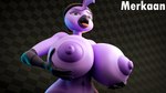 anthro areola armband ass_up beak bedroom_eyes big_breasts biped black_background breast_focus breasts butt clothing feet female female_anthro fingerless_gloves fingers freckled_face freckles gloves green_eyes hair handwear huge_breasts jack-o'_pose leg_warmers legwear looking_at_viewer monotone_body mostly_nude mostly_nude_anthro mostly_nude_female narrowed_eyes nipples non-mammal_breasts non-mammal_nipples open_mouth pose purple_areola purple_body purple_hair purple_nipples seductive simple_background solo spiked_armband spikes tail talons thick_thighs toes tongue merkaan shywearsfangs_(modeler) beat_banger bunfan_games zoe_monroe avian 16:9 3d_(artwork) digital_media_(artwork) hi_res pinup widescreen