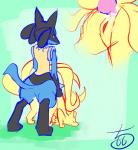 anal anal_penetration anus canine cum cum_in_ass cum_inside female feral fox from_behind green_background lucario male mammal ninetales nintendo pcred566 penetration penis plain_background pokémon pussy sex straight video_games
Rating: Explicit
Score: 7
User: Hyper_Beam
Date: March 31, 2014