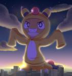 macro outside solo rodricoro nintendo pokemon amphy ampharos generation_2_pokemon generation_5_pokemon pokemon_(species) scraggy absurd_res hi_res