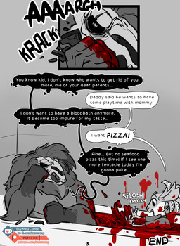 2019 bath blood bodily_fluids bone bovid caprine cellphone cephalopod child comic demigod demon digital_media_(artwork) goat hi_res hybrid lily_(zummeng) mammal marine mollusk monster niece phone pseudo_hair rah_jan_(zummeng) skull tentacle_hair tentacles text uncle young zummeng
Rating: Questionable
Score: 12
User: NiteOwlEditor1994
Date: August 17, 2019 2019 bath blood bodily_fluids bone bovid caprine cellphone cephalopod child comic demigod demon digital_media_(artwork) goat hi_res hybrid lily_(zummeng) mammal marine mollusk monster niece phone pseudo_hair rah_jan_(zummeng) skull tentacle_hair tentacles text uncle young zummeng
Rating: Questionable
Score: 12
User: NiteOwlEditor1994
Date: August 17, 2019
