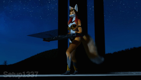 5_fingers advertisement anthro clothing eyebrows female fingers gold_(metal) gradient_hair hair keyboard_instrument musical_instrument night outside piano solo text setup1337 fire_princess canid canine fox mammal red_fox true_fox 3d_(artwork) 3d_animation animated blender_(artwork) blender_cycles_(artwork) digital_media_(artwork) preview promotional_material