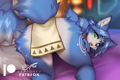 anthro biped butt claws clothed clothed_anthro clothed_female clothing female fingers fur hair inner_ear_fluff inside looking_at_viewer rear_view solo tail teeth tongue tuft dragonfu nintendo star_fox krystal_(star_fox) canid canine fox mammal 2026 3:2 digital_drawing_(artwork) digital_media_(artwork)