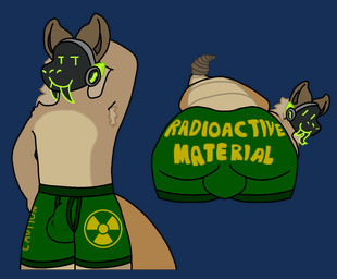 anthro armpit_hair balls_outline body_hair boxers_(clothing) boxers_only bulge butt butt_focus clothed clothing detailed_bulge genital_outline hazard_symbol machine male protogen_visor radiation_symbol simple_background solo symbol text text_on_butt text_on_clothing topless transparent_background underwear underwear_only nogginnoodle fallout microsoft nights_(nogginnoodle) canid canine canis coyote hybrid mammal night_stalker_(fallout) pit_viper protogen rattlesnake reptile scalie snake viper 2025 alpha_channel digital_drawing_(artwork) digital_media_(artwork) multiple_scenes