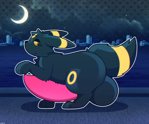balls big_balls big_butt big_penis black_body black_ears black_fur black_hair black_nose black_tail blush blush_lines brown_eyes building butt city fangs feral fur genitals hair half-closed_eyes half_moon heart_symbol huge_balls huge_penis hyper hyper_balls hyper_genitalia hyper_penis male moon multicolored_body multicolored_ears multicolored_fur narrowed_eyes night outside penis quadruped sharp_teeth side_view solo star tail teeth text thick_thighs two_tone_body two_tone_ears two_tone_fur two_tone_tail yellow_body yellow_ears yellow_fur yellow_sclera yellow_tail rydryd nintendo pokemon eeveelution generation_2_pokemon pokemon_(species) umbreon 2025 absurd_res artist_name digital_media_(artwork) hi_res