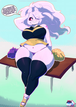 anthro big_breasts bodily_fluids bottomwear breasts cheerleader cheerleader_outfit clothing curvy_figure dialogue female fusion legwear miniskirt navel navel_piercing panties panty_shot piercing pokemon_fusion pom_poms skirt smile smiling_at_viewer solo stockings sweat sweatdrop thick_thighs thigh_highs underwear white_body wide_hips chankup nintendo pokemon jazz_(damianvertigo) generation_1_pokemon generation_2_pokemon gengar hybrid pokemon_(species) togetic absurd_res hi_res