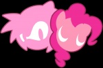 alpha_channel amy_rose anthro crossover duo earth_pony equid equine eulipotyphlan female friendship_is_magic fuzon-s hasbro hedgehog horse mammal my_little_pony pinkie_pie_(mlp) pony sega simple_background sonic_the_hedgehog_(series) symbol transparent_background