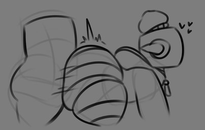 beanie big_butt butt clothed clothing disembodied doggystyle electronics for_a_head from_behind_position hat headgear headwear heart_symbol hoodie machine male male/male partially_clothed screen screen_face sex side_view television thick_thighs topwear henrique_rick anonymous g-star humanoid object_head robot robot_humanoid screen_head tv_head hi_res sketch