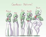 5:4 bashful_gardevoir_(limebreaker) big_breasts blush breast_size_difference breasts brown_eyes cleavage clothed clothing english_text eyelashes fan_character female full-length_portrait gardevoir generation_3_pokemon group hair hi_res larger_female limebreaker long_hair looking_at_viewer mild_gardevoir_(limebreaker) modest_gardevoir_(limebreaker) nintendo not_furry partially_clothed pokemon pokemon_(species) portrait quiet_gardevoir_(limebreaker) rash_gardevoir_(limebreaker) short_hair size_difference smaller_female text thick_thighs wide_hips