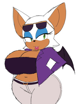 anthro bat_wings belt big_breasts blue_eyelids bottomwear breasts brown_body brown_skin cleavage clothed clothing crop_top curvy_figure cute_fangs denim denim_bottomwear denim_clothing eyelashes eyewear eyewear_on_head fangs female green_eyes hourglass_figure huge_breasts huge_hips jacket jeans lips lipstick makeup membrane_(anatomy) membranous_wings midriff navel open_mouth pants pink_lipstick shirt simple_background solo sunglasses sunglasses_on_head tan_body tan_skin teeth thick_thighs three-quarter_view topwear voluptuous voluptuous_anthro voluptuous_female white_background white_bottomwear white_clothing white_jeans white_pants wide_hips wings momijizx sega sonic_the_hedgehog_(series) the_murder_of_sonic_the_hedgehog rouge_the_bat bat mammal 2024 digital_drawing_(artwork) digital_media_(artwork) hi_res portrait sketch three-quarter_portrait