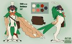 4_toes absurd_res anthro avian beak biped bird black_beak black_body black_claws black_feathers character_name chest_tuft claws clothing color_swatch cowl decidueye digitigrade feathered_crest feathered_wings feathers featureless_crotch feet generation_7_pokemon green_body green_feathers head_crest hi_res hoodie leaf male messenger_bag model_sheet multicolored_body multicolored_feathers nintendo orange_body orange_feathers pokemon pokemon_(species) pokemon_mystery_dungeon red_scarf scarf solo speccychicken species_name spike_chunsoft standing tail tail_feathers talons tan_body tan_feathers text toes topwear tuft white_body white_feathers wings zygodactyl