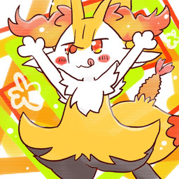 :3 ambiguous_anthro ambiguous_gender anthro biped blush digitigrade dipstick_tail food front_view markings no_pupils object_in_tail on_one_leg raised_arms shrimp_(food) snout solo standing tail tail_markings tongue tongue_out annyui0611 nintendo pokemon braixen canid generation_6_pokemon mammal pokemon_(species) 1:1 2022 digital_drawing_(artwork) digital_media_(artwork) hi_res japanese_description portrait three-quarter_portrait translated_description