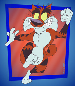 3_toes 4_fingers anthro arm_tuft belly bent_leg big_butt biped black_eyebrows black_nose black_stripes butt cheek_tuft chest_tuft chin_tuft curvy_figure dancing elbow_tuft eyebrows facial_tuft feet fingers fluffy fluffy_chest fur glance gloves_(marking) grin grinning_at_viewer head_tuft humanoid_feet humanoid_hands humanoid_heel knee_tuft leg_markings leg_tuft looking_at_viewer male markings multicolored_body multicolored_fur nude on_one_leg orange_body orange_fur paws plantigrade pose raised_heel rocking_out scut_tail short_tail shoulder_tuft slightly_chubby slightly_chubby_anthro slightly_chubby_male small_tail smile smiling_at_viewer smirk smirking_at_viewer socks_(marking) soles solo standing standing_on_toes striped_body striped_fur striped_markings striped_tail stripes tail tail_markings thick_eyebrows tiptoes toes toony tuft two_tone_body two_tone_fur whiskers white_belly white_body white_feet white_fur white_hands wide_hips yellow_sclera gavanzude adventures_from_the_book_of_virtues pbs socrates_the_bobcat bobcat felid feline lynx mammal 2026 alternate_version_at_paywall colored digital_drawing_(artwork) digital_media_(artwork) flat_colors hi_res pinup signature