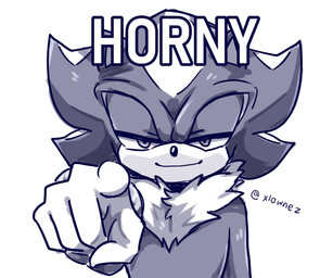 anthro clothing gesture gloves half-closed_eyes hand_gesture handwear looking_at_viewer male narrowed_eyes pointing pointing_at_viewer simple_background smile solo text white_background xlownez sega sonic_the_hedgehog_(series) shadow_the_hedgehog eulipotyphlan hedgehog mammal 2020 6:5 absurd_res english_text greyscale hi_res icon meme monochrome reaction_image