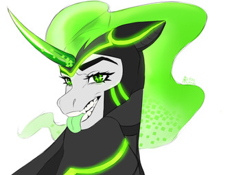 black_bodysuit black_clothing black_eyebrows black_skinsuit bodysuit clothed clothed_feral clothed_male clothing eyebrows eyelashes fangs feral fur green_eyes green_horn green_mane green_tongue horn lidded_eyes light long_mane male male_feral mane pupils simple_background skinsuit slit_pupils smile smiling_at_viewer solo teeth text thick_eyebrows tight_clothing tongue tongue_out white_background white_body white_fur rayrage hasbro my_little_pony mythology tron min-3_(progmin3) equid equine mammal mythological_creature mythological_equine robot_feral unicorn 2023 4:3 artist_name colored crossover digital_drawing_(artwork) digital_media_(artwork) english_description english_text lighting male_(lore)