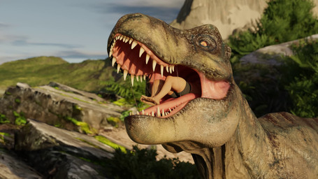 bodily_fluids drooling duo male saliva swallowing vore tallion dinosaur human mammal prehistoric_species reptile saurischian scalie theropod tyrannosaurid tyrannosauroid tyrannosaurus tyrannosaurus_rex animated blender_(artwork) digital_media_(artwork) hi_res huge_filesize long_playtime video