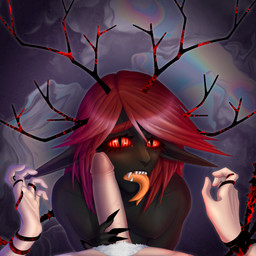 anthro arms_tied black_body blush bound breasts claws duo eyebrows faceless_character faceless_male fellatio female female_focus finger_claws first_person_view genitals hair holding_penis horn humanoid_genitalia humanoid_penis humanoid_pointy_ears hypnosis hypnotic_eyes hypnotized_male hypnotizing_viewer long_ears long_hair long_horn long_tongue looking_at_viewer male male/female male_pov mind_control not_furry nude oral penile penis pointy_ears red_eyebrows red_eyes red_hair sex solo_focus teeth tongue tongue_out unusual_anatomy unusual_horn vein mary_windswift maria_(mary_windswift) human leshy mammal 1:1 absurd_res hi_res