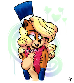 anthro bandicoot blonde_hair bow breasts clothed clothing crash_bandicoot crash_bandicoot_(series) female fur gloves green_eyes hair hat makeup mammal marsupial orange_fur portrait scarf tawna_bandicoot therollingwestern top_hat topless video_games
Rating: Questionable
Score: 0
User: DarkPolygon
Date: August 20, 2017 anthro bandicoot blonde_hair bow breasts clothed clothing crash_bandicoot crash_bandicoot_(series) female fur gloves green_eyes hair hat makeup mammal marsupial orange_fur portrait scarf tawna_bandicoot therollingwestern top_hat topless video_games
Rating: Questionable
Score: 0
User: DarkPolygon
Date: August 20, 2017