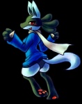 black_background blush female haychel looking_at_viewer looking_back lucario nintendo panties plain_background pokémon red_eyes scarf solo sweater underwear video_games
Rating: Questionable
Score: 18
User: slyroon
Date: September 03, 2012
