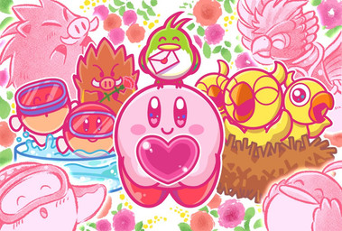 ^_^ abstract_background age_difference ambiguous_gender beak biped blush blush_lines blush_stickers carrying_another closed_smile duo_focus eyes_closed eyewear eyewear_only feathers female feral flower goggles goggles_only green_body green_feathers group heart_catchlight heart_symbol holding_heart holding_letter holidays letter love_letter mouth_closed nest nude on_head pink_body plant quadruped red_body rose_(flower) size_difference smile smiling_at_viewer tusks water wearing_goggles white_body white_feathers yellow_feather unknown_artist kirby_(series) mother's_day nintendo dyna_blade kirby pitch_(kirby) pitch_mama aquatic avian blipper dyna_blade_(species) mamanti nelly_(kirby) nruff waddling_head 2019 digital_drawing_(artwork) digital_media_(artwork) japanese_description official_art female_(lore) male_(lore) mother_(lore) mother_and_child_(lore) mother_and_son_(lore) parent_(lore) parent_and_child_(lore) parent_and_son_(lore) son_(lore)