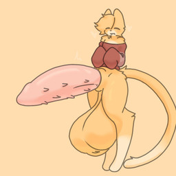 anthro balls big_balls big_penis bottomless bottomless_anthro bottomless_male clothed clothing countershade_face countershade_torso countershading dipstick_tail eyes_closed feet fur genitals glistening glistening_genitalia glistening_penis hair heart_symbol huge_balls huge_penis hyper hyper_balls hyper_genitalia hyper_penis leg_markings male markings multicolored_body multicolored_fur multicolored_tail open_:3 open_mouth open_smile orange_balls orange_body orange_ears orange_fur orange_hair orange_tail orange_tuft penile_spines penis pink_penis smile socks_(marking) solo standing sweater sweater_only tail tail_markings tan_body tan_countershading tan_feet tan_tail_tip topwear topwear_only tuft horniicat alex_(horniicat) domestic_cat felid feline felis mammal 1:1 2024 digital_media_(artwork) hi_res