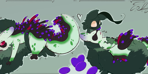 2_toes 69_position ambiguous_gender ambiguous_on_top anus anus_blush berry big_tail blue_fruit_(rain_world) blush blush_lines bodily_fluids body_blush cheek_tuft chest_tuft cunnilingus deep_cunnilingus drooling duo ear_blush ears_back eyes_closed facesitting facial_tuft feet female female/ambiguous female_on_bottom feral feral_on_bottom feral_on_feral feral_on_top fluffy fluffy_ears fluffy_tail food food_in_mouth fruit fur genitals green_body green_fur hand_on_chest hand_on_leg hand_on_tail hand_on_thigh heart_symbol leaf licking long_tail looking_at_another looking_pleasured lying lying_on_another markings multicolored_body multicolored_fur narrowed_eyes on_back on_bottom on_lap on_top oral pawpads penetration pivoted_ears plant raised_leg saliva saliva_string sex simple_background sitting sitting_on_another sleeping sound_effects spots spotted_markings spread_legs spreading tail tail_blush tapering_tail thick_tail toes tongue tongue_out tongue_penetration tremble_spikes tuft two_tone_body two_tone_fur vaginal vowelless vowelless_sound_effect vulva vulva_blush zzz namaport rain_world videocult neppy_(namaport) rye_(kojondian) slugcat worm_grass_(rain_world) absurd_res hi_res female_(lore)