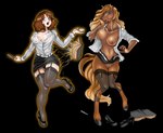 anthro before_and_after biped blush book bottomwear breasts brown_hair clothing female footwear genitals hair hooves human_to_anthro legwear long_hair nipples open_mouth pussy shirt shoes simple_background skirt solo species_transformation stockings surprise topwear torn_clothing transformation transparent_background ecchipandaa equid equine horse human mammal 2013 alpha_channel