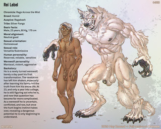 abs after_transformation anthro ball_fondling balls big_balls body_hair breasts character_bio chest_hair chest_tuft claws duo erection fondling fur furry_balls genitals hairy_armpits knot male male/male mohawk multicolored_body multicolored_eyes multicolored_fur muscular muscular_male nipples nude nude_anthro nude_human nude_male orientation_play pawpads penile penis pose pubes size_difference size_transformation tail text tongue transformation tuft tusks vein veiny_arms veiny_knot veiny_muscles veiny_penis white_body white_fur hotsatyr mythology werewolf_the_apocalypse canid canine canis human humanoid mammal mythological_canine mythological_creature werecanid werecanine werecreature werewolf wolf 2026 english_text model_sheet