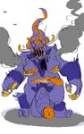 balls big_balls big_penis bovid_horn bovine_horn breasts claws cow_horn genitals glans gynomorph horn huge_balls huge_penis humanoid_genitalia humanoid_penis hyper hyper_balls hyper_genitalia hyper_penis intersex nipple_piercing nipples penis piercing purple_balls purple_body purple_breasts purple_penis simple_background standing white_background yellow_claws yellow_glans corneuscorn kobold_orion demon kobold scalie orion_(disambiguation) 5:8 hi_res sketch