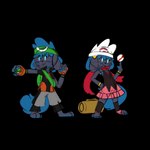 anthro clothed clothing duo female male simple_background transparent_background neoanton_(artist) nintendo pokemon brendan_(pokemon) dawn_(pokemon) 1:1 absurd_res alpha_channel colored hi_res