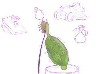 ambiguous_gender belly big_belly book carnivorous_plant eyeless huge_belly hyper hyper_belly lawn_mower mouse_tail object_vore plant plant_pot plant_pred size_difference smaller_pred solo tight_belly venus_flytrap vore kritko elemental_creature elemental_humanoid flora_fauna humanoid plant_humanoid 2022 4:3 absurd_res hi_res sketch