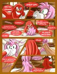 anthro bdsm bondage bound bruised clothing detailed_background dialogue duo female fur green_eyes hand_on_mouth hands_tied handwear hat headgear headwear kidnapping male profanity purple_eyes restraints rope rope_bondage text breech_loader toso sega sonic_the_hedgehog_(series) amy_rose knuckles_the_echidna echidna eulipotyphlan hedgehog mammal monotreme 2020 absurd_res comic english_text hi_res