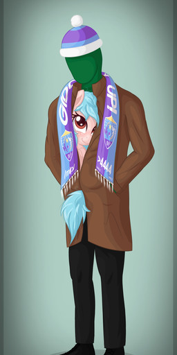 clothed clothing duo feral footwear freckles scarf shoes simple_background smile standing vito friendship_is_magic hasbro my_little_pony anon cozy_glow_(mlp) equid equine mammal 2019 absurd_res hi_res