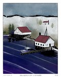 boat border building chimney house motorboat_(boat) pier plant radio_antenna seaside tree vehicle warehouse water watercraft wave window zero_pictured sharkinthepark 2025 absurd_res comic hi_res painting_(artwork) watercolor_(artwork)