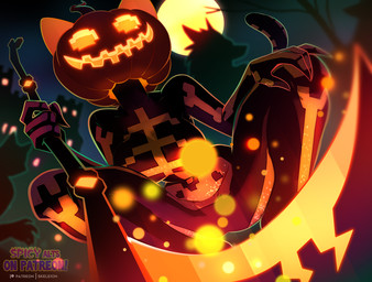 4_fingers anthro biped breasts crouching female fingers front_view looking_at_viewer moon night outside sky smile solo spread_legs spreading tail skeleion epic_games fortnite spice_(fortnite) domestic_cat felid feline felis mammal 2025 digital_drawing_(artwork) digital_media_(artwork)