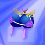 anthro anthrofied big_breasts breasts clothing female huge_breasts hyper hyper_breasts insect_wings non-mammal_breasts purple_eyes solo wings kespuzzuo kirby_(series) nintendo queen_sectonia arthropod insect 1:1 2018 absurd_res hi_res