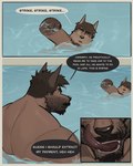 age_difference anthro anthro_on_anthro beard dialogue duo facial_hair imminent_incest larger_male licking licking_lips male male/male mature_male muscular muscular_male older_male size_difference smaller_male speech_bubble swimming swimming_pool text tongue tongue_out younger_male kenkudog fred_(kenkudog) canid canine canis domestic_dog mammal 2024 4:5 comic english_text hi_res father_(lore) father_and_child_(lore) father_and_son_(lore) incest_(lore) parent_(lore) parent_and_child_(lore) parent_and_son_(lore) son_(lore)