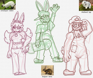4_fingers ambiguous_gender anthro armpit_hair body_hair breasts brown_line_art button_(fastener) checkered checkered_background cheek_tuft chest_hair clothed clothed_anthro clothed_female clothed_male clothing crop_top crown ear_piercing ear_ring eyebrows eyelashes facial_hair facial_tuft female feral fingerless_gloves fingers fist flexing flexing_bicep footwear fully_clothed fully_clothed_anthro fully_clothed_female fully_clothed_male gloves grass green_line_art group hair hand_pawpads handwear headgear holding_skateboard long_ears long_hair male midriff mustache narrowed_eyes navel no_pupils one_eye_closed overalls patch_(fabric) pattern_background piercing plant red_eyelashes ring_piercing scut_tail shirt shirtless_anthro shirtless_male shoes short_hair short_tail sideways_hat simple_background smile smiling_at_viewer squint standing t-shirt tail thick_eyebrows topwear trio tuft gaypastabake mario_bros mario_plus_rabbids_kingdom_battle nintendo raving_rabbids rayman_(series) ubisoft rabbid_luigi rabbid_mario rabbid_peach belgian_hare domestic_rabbit himalayan_rabbit holland_lop lagomorph leporid lop_rabbit mammal oryctolagus rabbid rabbit 2025 6:5 colored_line_art crossover digital_drawing_(artwork) digital_media_(artwork) english_description guide_lines hi_res reference_image unfinished