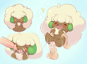 balls bestiality bodily_fluids chibi cum cum_in_mouth cum_in_vagina cum_inside cum_on_face disembodied_hand disembodied_penis duo female female_focus female_penetrated feral fluffy genital_fluids genitals happy human_on_feral interspecies male male/female male_penetrating male_penetrating_female nude open_mouth open_smile penetration penile penile_penetration penis penis_in_vagina sex simple_background smile solo_focus vaginal vaginal_penetration vulva white_background young conditional_dnp crunchobar nintendo pokemon generation_5_pokemon human mammal pokemon_(species) whimsicott digital_media_(artwork) hi_res