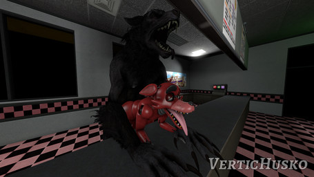 ahegao anthro bent_over_furniture bent_over_surface black_body black_fur claws countertop cross-eyed dominant dominant_male door duo ears_back ears_down eye_patch eyes_closed eyewear floor fountain_drink_dispenser from_behind_position fur gold_(metal) gold_tooth half-closed_eyes hand_on_hand hands_on_partner hook hook_hand light_source long_claws looking_pleasured machine male male/male male_penetrated male_penetrating male_penetrating_male menu_board narrowed_eyes open_mouth penetration pivoted_ears purple_eyes raised_head red_body sex submissive submissive_male teeth_showing tile tile_ceiling tile_floor tongue tongue_out window vertichusko lordaardvark_(modeler) mishuyuu_(modeler) five_nights_at_freddy's mythology scottgames foxy_(fnaf) skyrim_werewolf animatronic canid canine fox mammal mythological_canine mythological_creature robot werecanid werecanine werecreature werewolf 16:9 3d_(artwork) digital_media_(artwork) source_filmmaker_(artwork) watermark widescreen